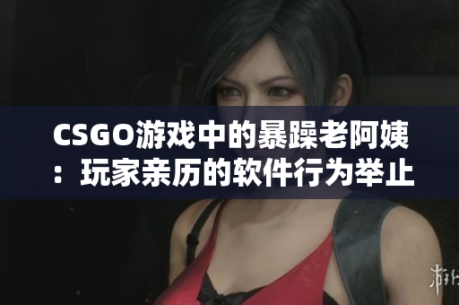 CSGO游戏中的暴躁老阿姨：玩家亲历的软件行为举止