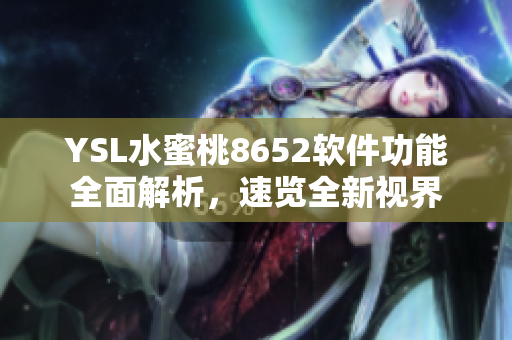 YSL水蜜桃8652软件功能全面解析，速览全新视界