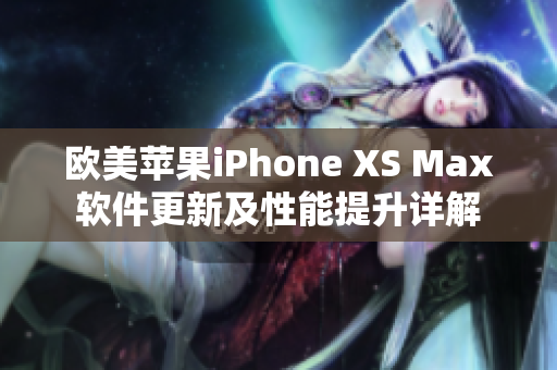 欧美苹果iPhone XS Max软件更新及性能提升详解