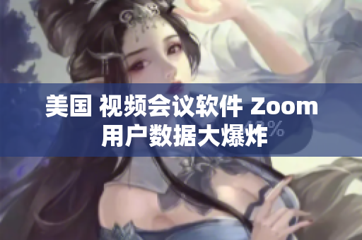 美国 视频会议软件 Zoom 用户数据大爆炸