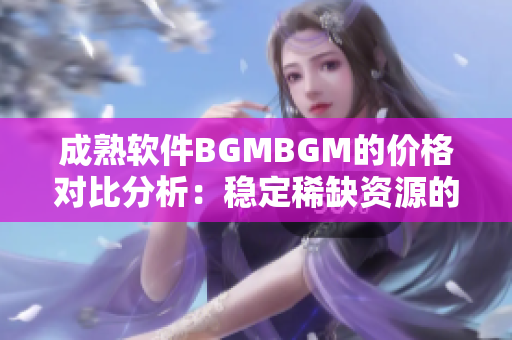 成熟软件BGMBGM的价格对比分析：稳定稀缺资源的价值评估