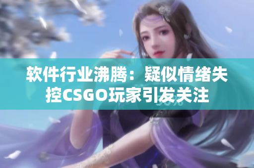 软件行业沸腾：疑似情绪失控CSGO玩家引发关注