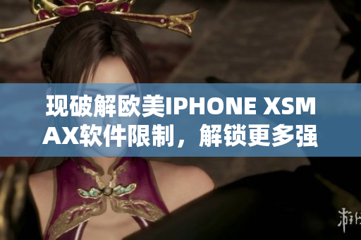 现破解欧美IPHONE XSMAX软件限制，解锁更多强大功能