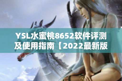 YSL水蜜桃8652软件评测及使用指南【2022最新版】