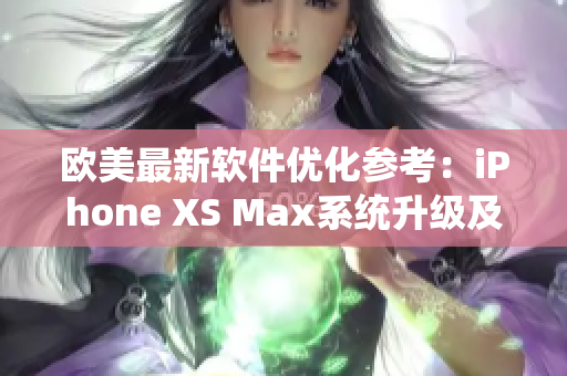 欧美最新软件优化参考：iPhone XS Max系统升级及功能体验