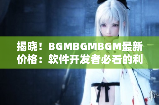 揭晓！BGMBGMBGM最新价格：软件开发者必看的利器