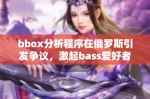 bbox分析程序在俄罗斯引发争议，激起bass爱好者热议