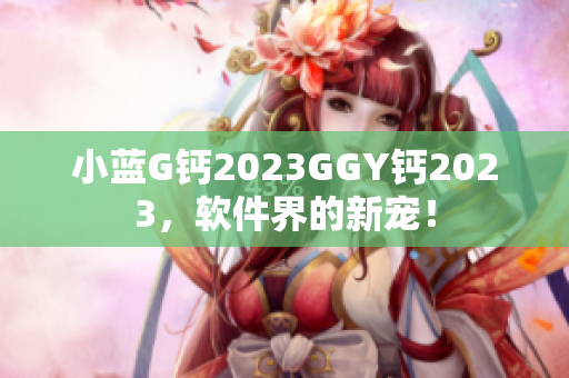 小蓝G钙2023GGY钙2023，软件界的新宠！