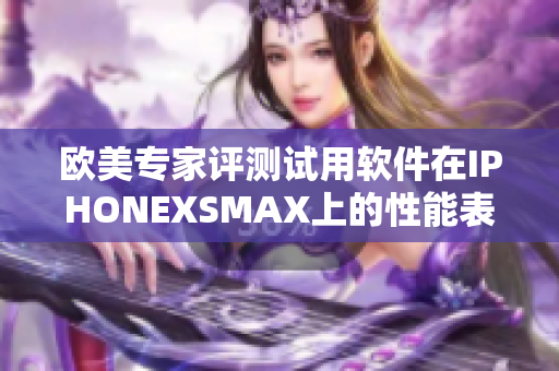 欧美专家评测试用软件在IPHONEXSMAX上的性能表现