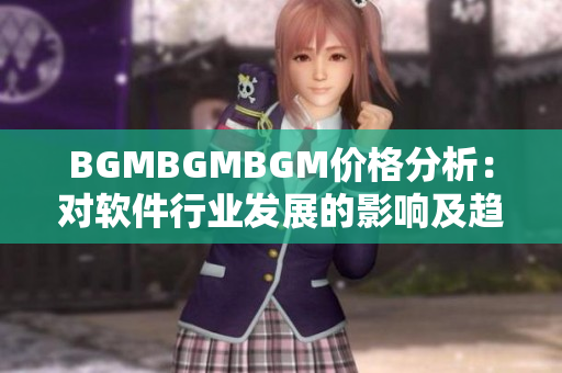 BGMBGMBGM价格分析：对软件行业发展的影响及趋势展望