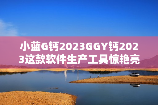 小蓝G钙2023GGY钙2023这款软件生产工具惊艳亮相，实现创新突破