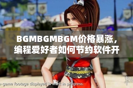 BGMBGMBGM价格暴涨，编程爱好者如何节约软件开发成本？