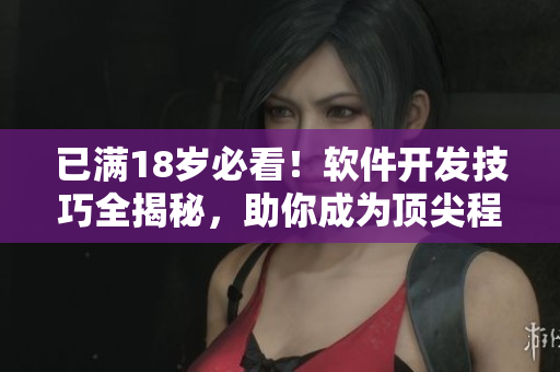 已满18岁必看！软件开发技巧全揭秘，助你成为顶尖程序员