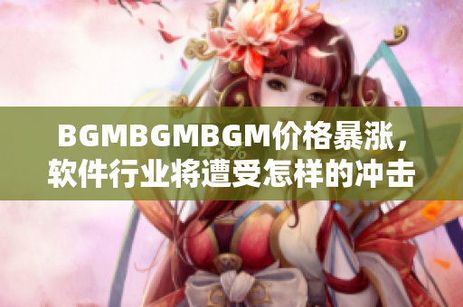 BGMBGMBGM价格暴涨，软件行业将遭受怎样的冲击？