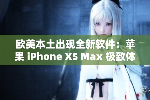 欧美本土出现全新软件：苹果 iPhone XS Max 极致体验