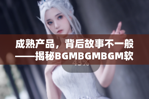 成熟产品，背后故事不一般——揭秘BGMBGMBGM软件的售价揭晓