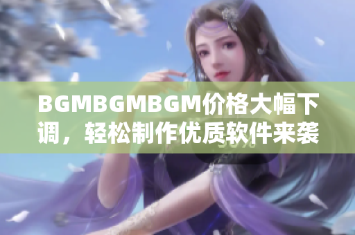 BGMBGMBGM价格大幅下调，轻松制作优质软件来袭