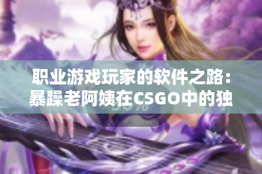 职业游戏玩家的软件之路：暴躁老阿姨在CSGO中的独特经历