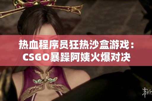 热血程序员狂热沙盒游戏：CSGO暴躁阿姨火爆对决