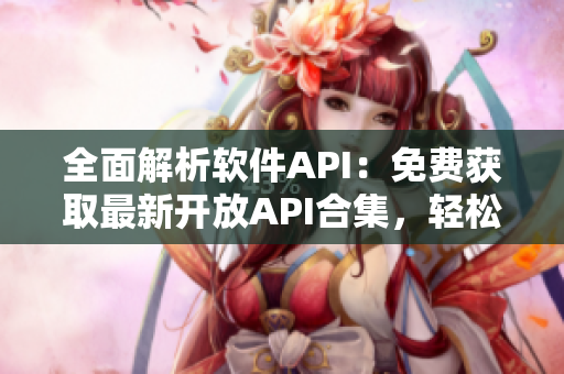 全面解析软件API：免费获取最新开放API合集，轻松实现软件开发！