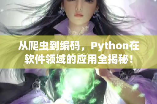 从爬虫到编码，Python在软件领域的应用全揭秘！